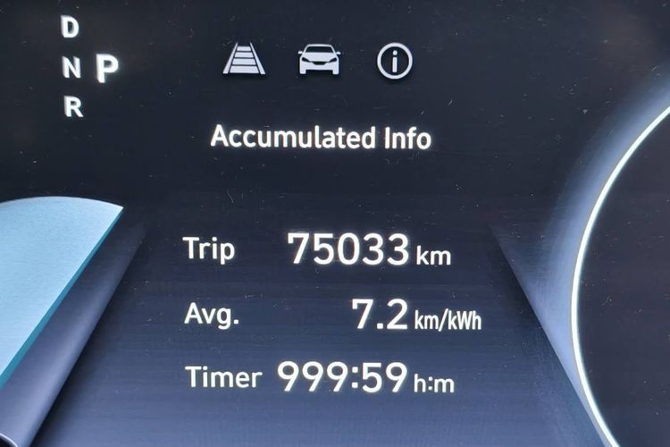 Ahlul Faradish Resha, pemilik Hyundai Ioniq 5, yang sudah menggunakan mobil listriknya hingga lebih dari 80.000 km