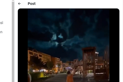 Video Viral Penampakan Langit Turkiye Seketika Penuh Cahaya Hijau, Ada Apa?