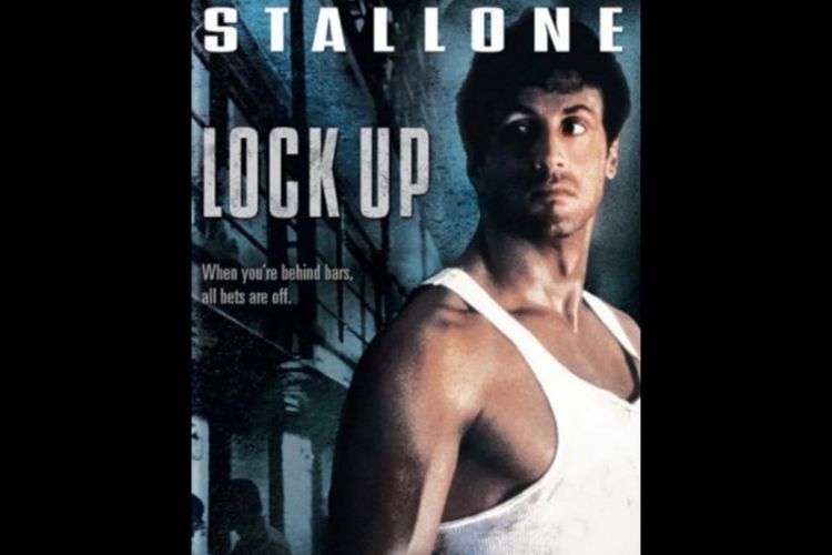 Poster Film Lock Up (1989) dibintangi oleh Sylvester Stallone 