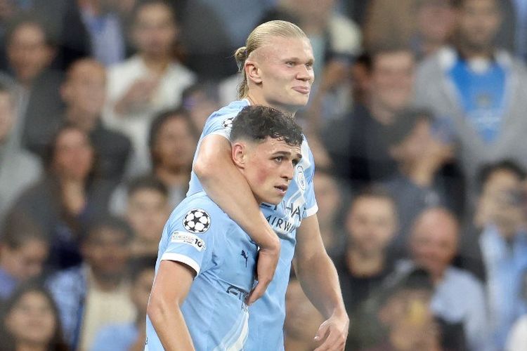Hasil Man City Vs Napoli 2-0: Diwarnai Kartu Merah, Haland Cetak Gol