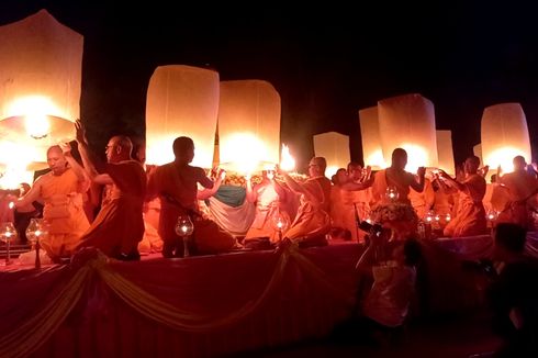 2568 Lampion Akan Dilepas di Festival Lampion Waisak Nasional 2024 