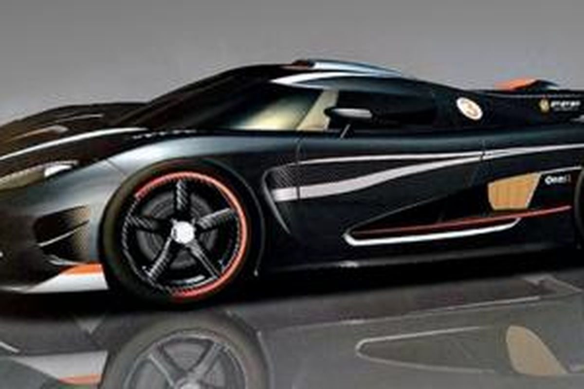 Harga Koenigsegg One:1 menembus Rp 24 miliar. Versi konsep akan ditampilkan saat Geneva Motor Show, 6-16 Maret 2014. 