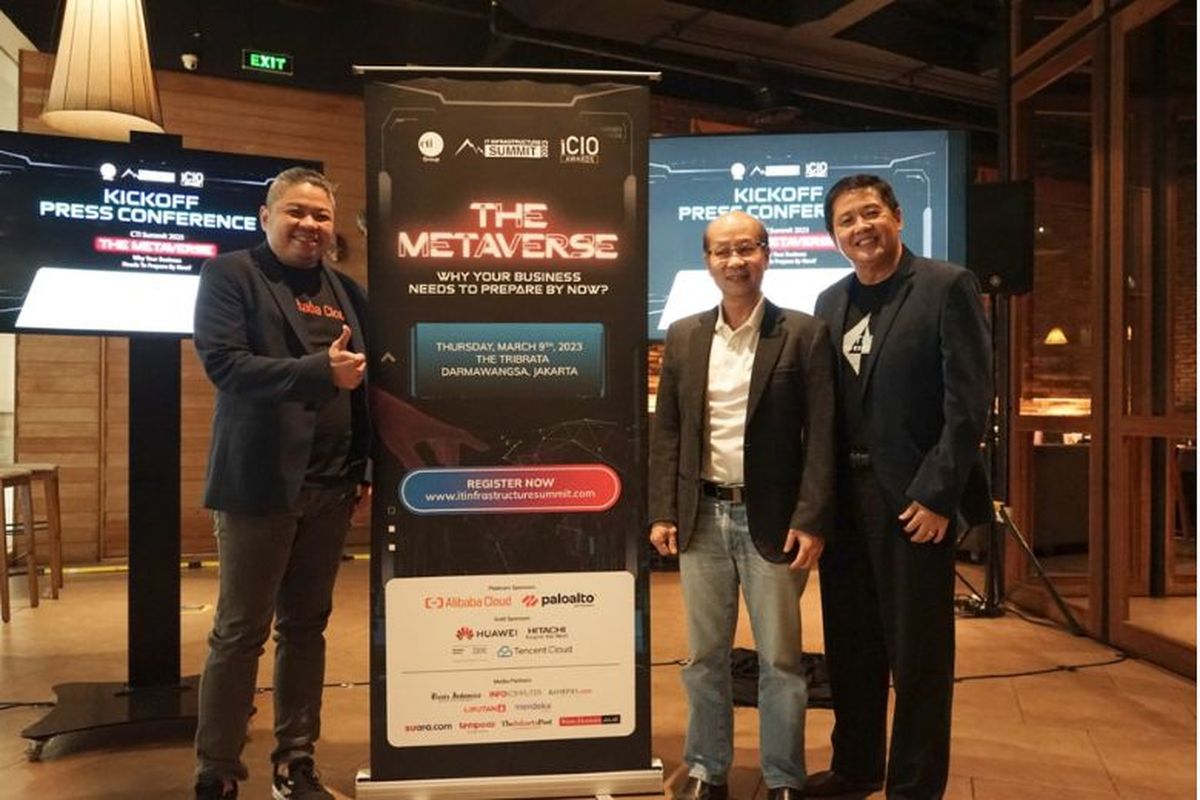 CTI Group menggelar konferensi pers CTI IT Infrastructure Summit 2023. 

