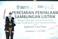 Gubenrur Jatim Berikan Bantuan Sambungan Listrik PLN untuk 1.951 Penyintas APG Semeru