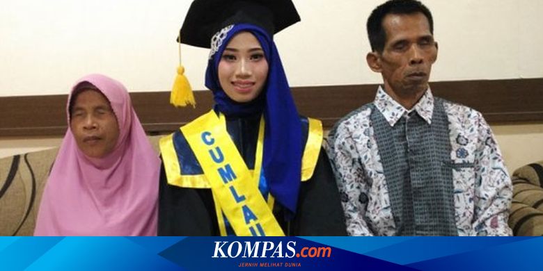 Perjuangan Retno Terlahir Dari Orangtua Tunanetra Cari Beasiswa