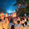 Di Bawah Purnama Siddhi Waisak, Ribuan Lampion Menerangi Langit Borobudur