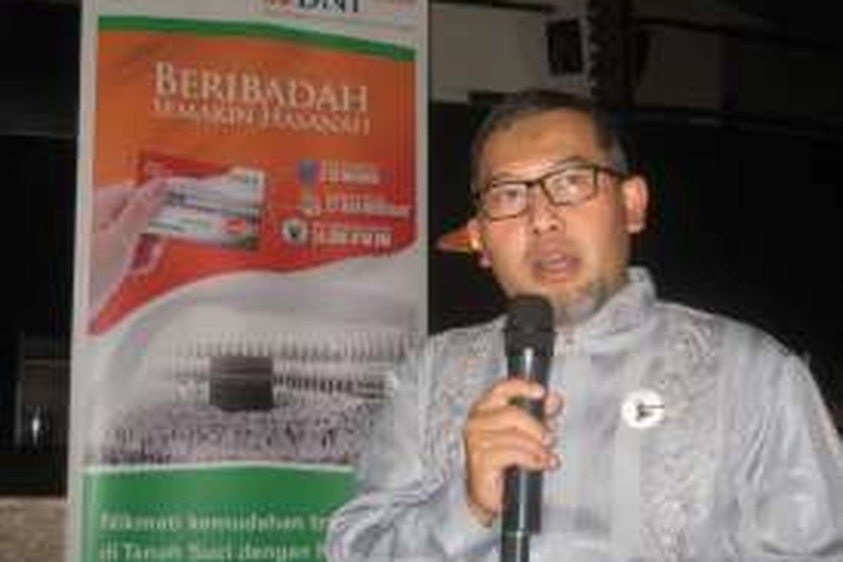 Pelaksana Tugas (Plt) Direktur Utama BNI Syariah Imam Teguh Saptono pada pergelaran Keuangan Syariah Fair 2016 di Gandaria City Jakarta Selatan pada 3 Maret sampai dengan 6 Maret.
