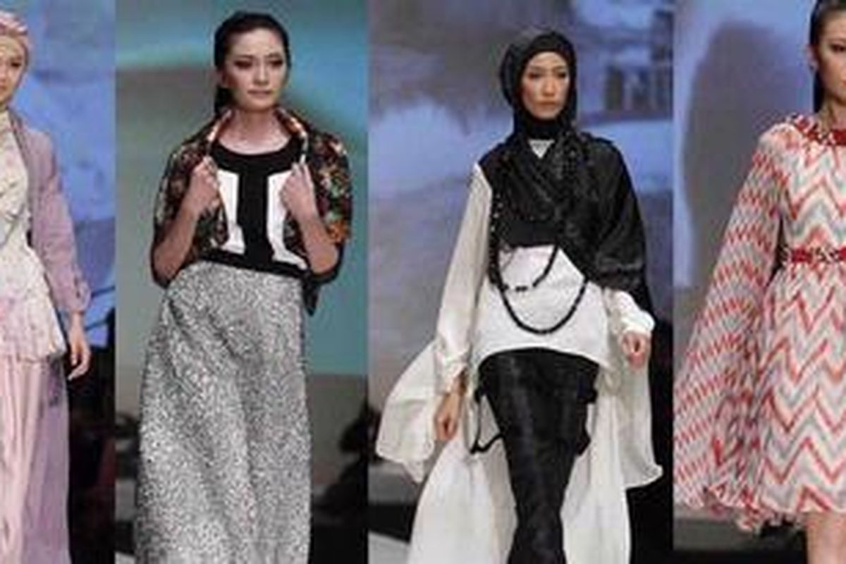 koleksi Ria Miranda, Faradina, Jenahan, dan Khanaan yang terinspirasi dari kondisi alam