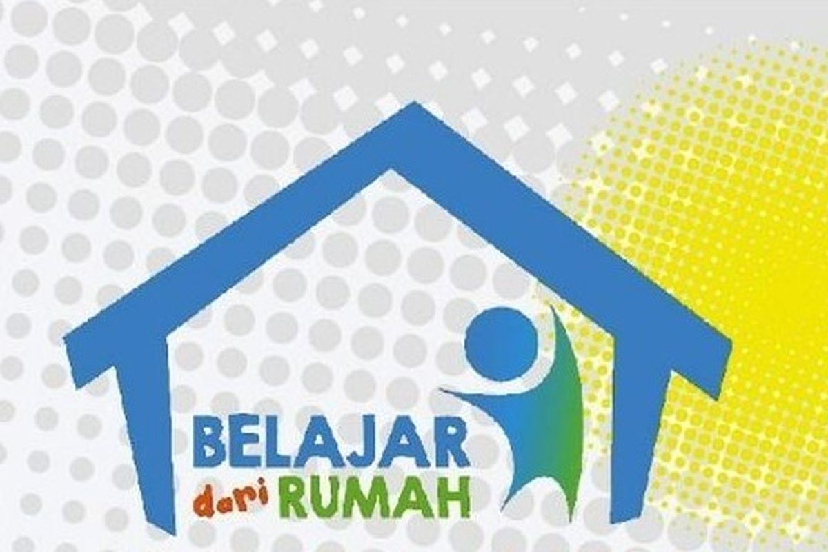 Ilustrasi program Belajar dari Rumah (BDR) di TVRI.