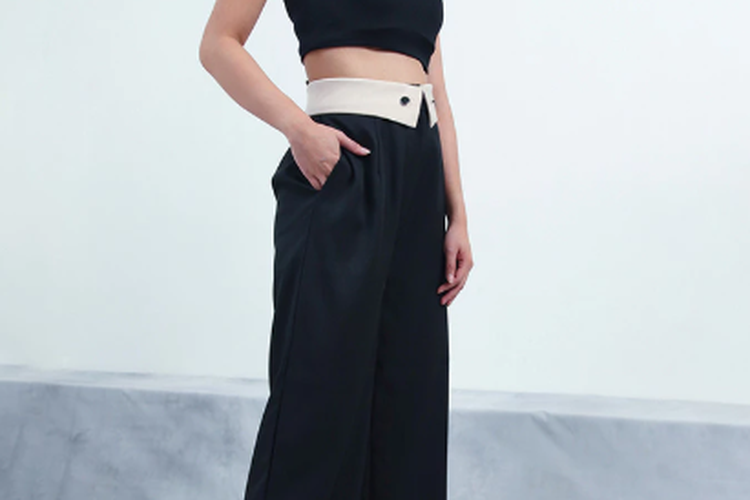 Celana Kulot Wanita Black Niwa