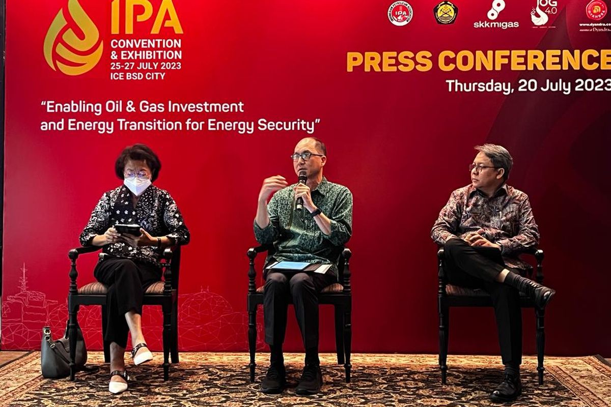 Konferensi pers Road to IPA Convex 2023 di Jakarta, Kamis (20/7/2023).