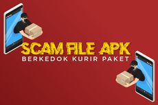 INFOGRAFIK: Waspada! Ada Scam File APK dengan Modus Kurir Paket