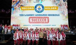 Pecahkan Rekor Pergelaran Angklung Terbesar Dunia, Indonesia Masuk Guinness World Records