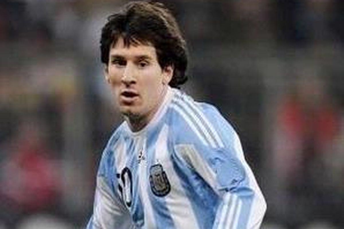 Striker Barcelona, Lionel Messi.