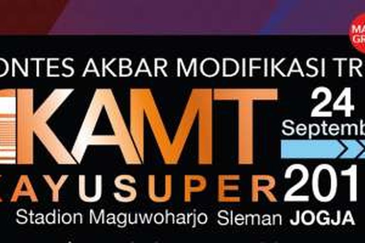 Ajang KAMT 2016 kembali bergulir di Sleman, Yogyakarta, 24 September 2016.