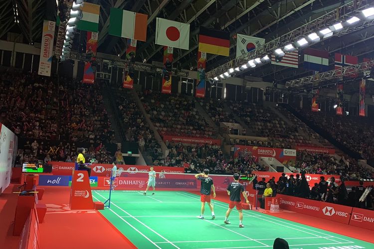 Laga Choi/Kim vs Keiichiro/Yoshinori dalam jadwal Indonesia Masters 2023 digelar di Istora Senayan, Jakarta, pada Selasa (24/1/2023).