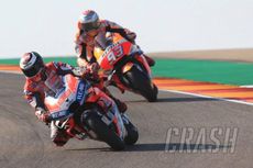 Marquez Coba Lawan Ducati di GP Aragon