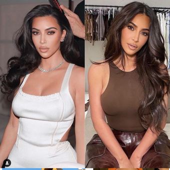 Gaya rambut Kim Kardashian