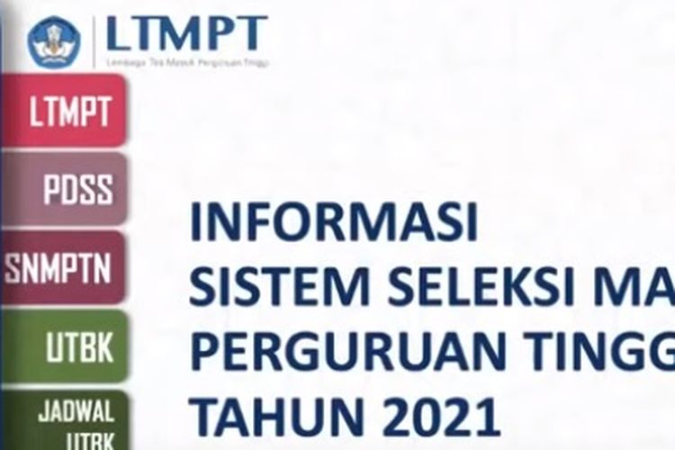 Jadwal dan Syarat Pendaftaran SNMPTN, UTBK, SBMPTN 2021