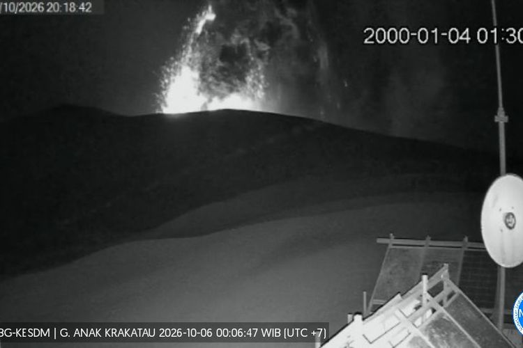 Gunung Anak Krakatau Erupsi Lagi Setelah 25 Hari, Petugas: Ada Sisa Energi