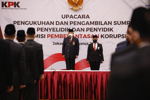 Ini Penjelasan KPK soal Pengukuhan 78 Penyelidik dan 112 Penyidik