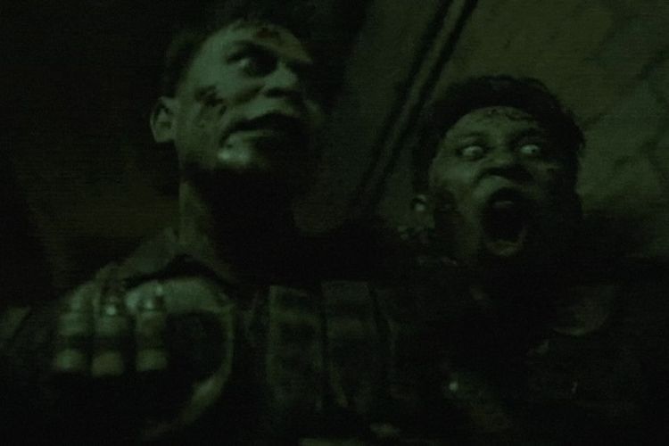 Para zombie di Operation: Dead Force yang siap menakutkan dan menegangkan pengunjung 