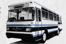 Nostalgia Bus Klasik DAMRI Goyobod, Pakai Sasis Mercedes Benz