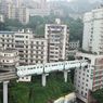 Stasiun Liziba, Spot Foto Makan Kereta di Chongqing China