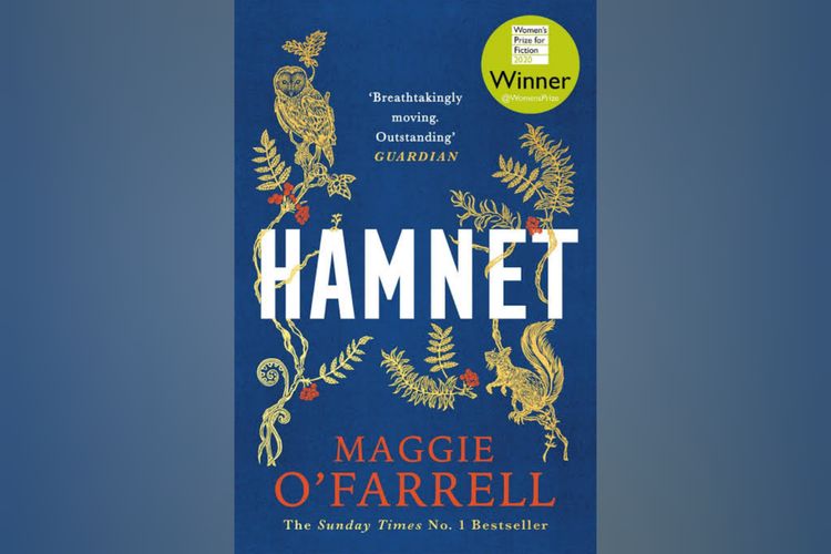 Ilustrasi buku Hamnet karya Maggie O'Farrell.