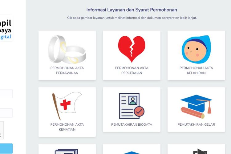 Pembuatan akta kelahiran online