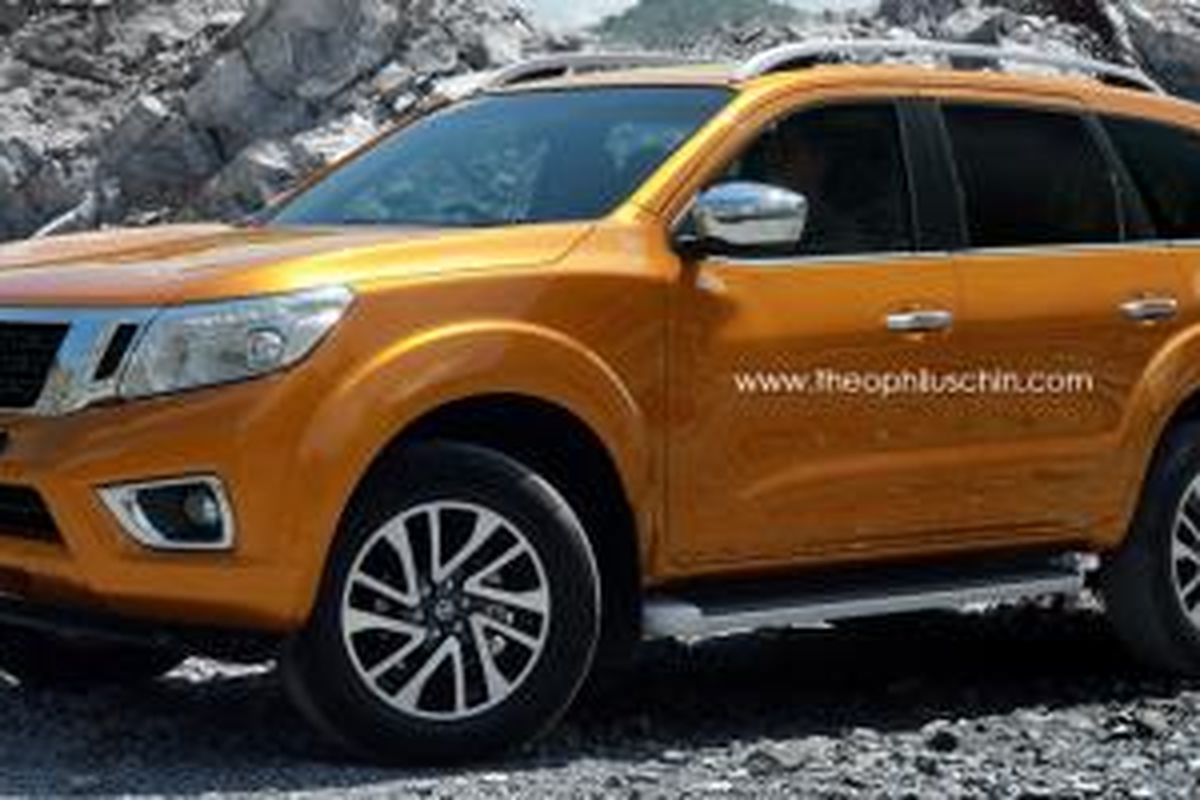 Rendering versi SUV pikap All-New Navara