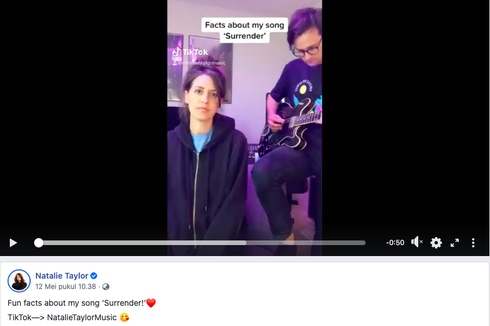 Viral di TikTok, Lirik dan Chord Lagu Surrender Natalie Taylor