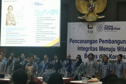 Cegah Korupsi, KPP Madya Jakarta Pusat Canangkan Zona Integritas 