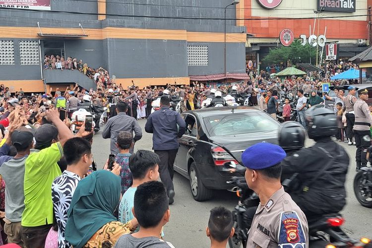 Presiden Joko Widodo kunjungi Pasar Minggu, Kota Bengkulu