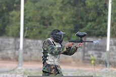 Serunya Bermain Paintball di Belitung, Belajar Atur Strategi