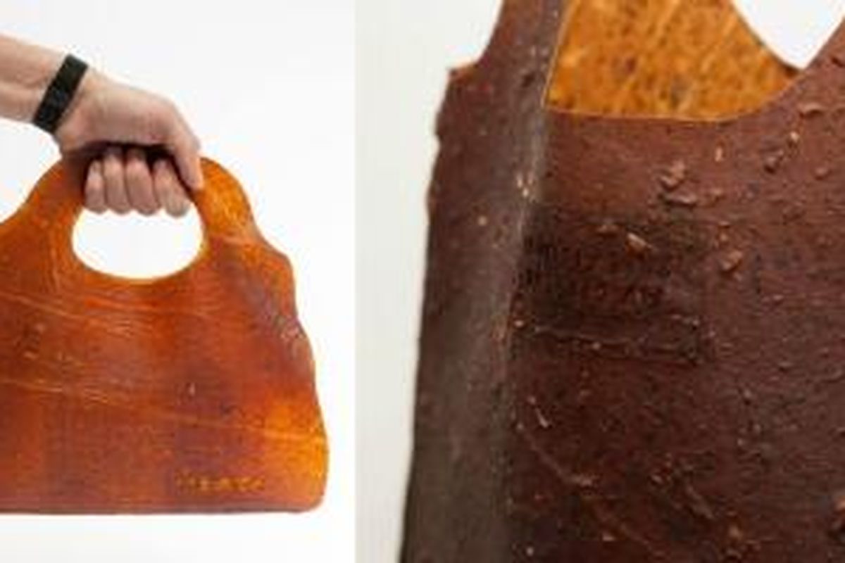 Sekelompok tim desain mahasiswa bernama Fruitleather Rotterdam membuat inovasi terbaru dengan menghadirkan tas kulit yang berasal dari bahan limbah sayur dan buah.