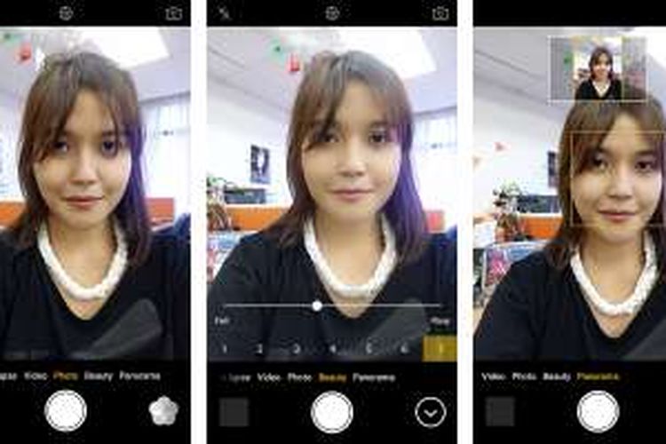 Hasil selfie Oppo F1s.