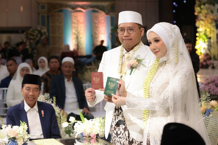 Putra ketiga Khofifah, Yusuf Mannagalli Parawansa sah menikahi Jihan Qonitatillah isterinya, Jumat (20/9/2024).