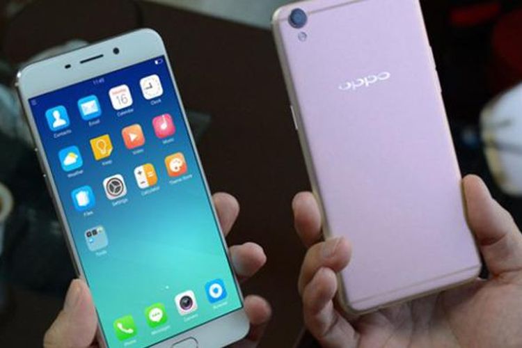 Smartphone Oppo R9 yang akan hadir di Indonesia dengan nama F1 Plus.