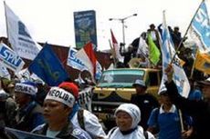 Tiga Lokasi Unjuk Rasa 1.500 Buruh di Bandung