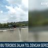 Video Viral Seorang Ibu Naik Motor Melawan Arah di Tol Pekanbaru-Dumai, Begini Ceritanya