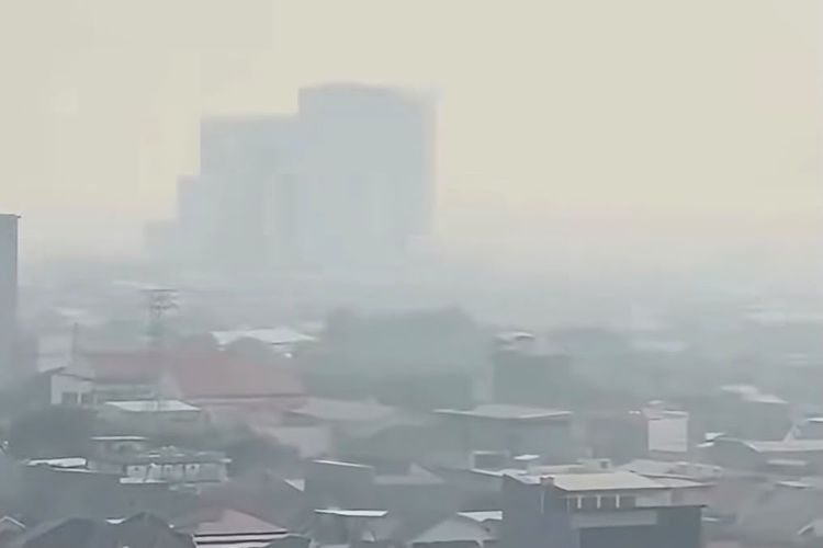 Viral Video Surabaya Diselimuti Kabut, BPBD Bantah Imbas Asap Karhutla Kalimantan