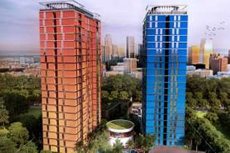 Proyek Pejaten Park Residence di Jalan Warung Buncit Raya, Jakarta Selatan. Proyek di lahan seluas 7.400 meter persegi itu meliputi dua menara apartemen, yang masing-masing terdiri dari 253 unit dan 176 unit.