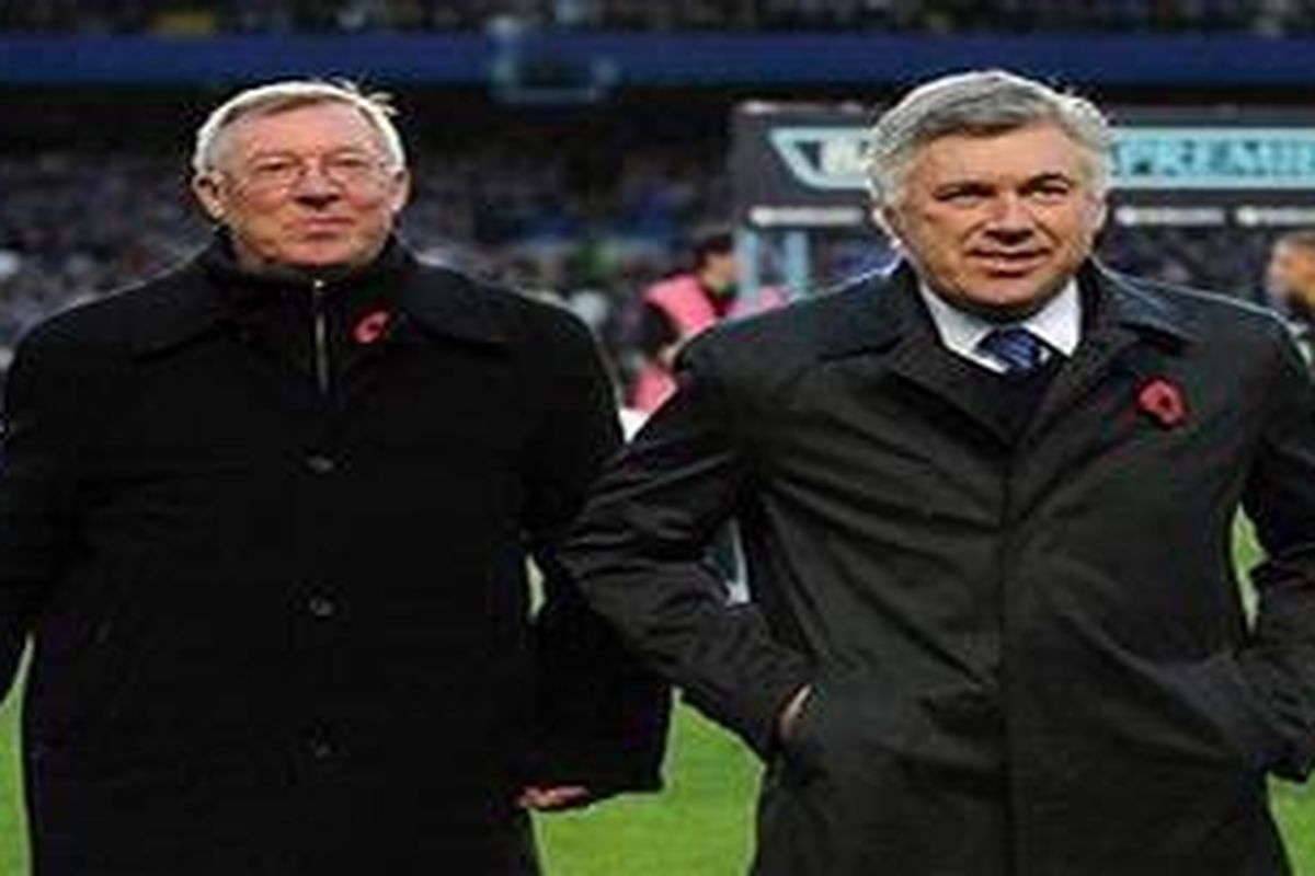 Sir Alex Ferguson dan Carlo Ancelotti