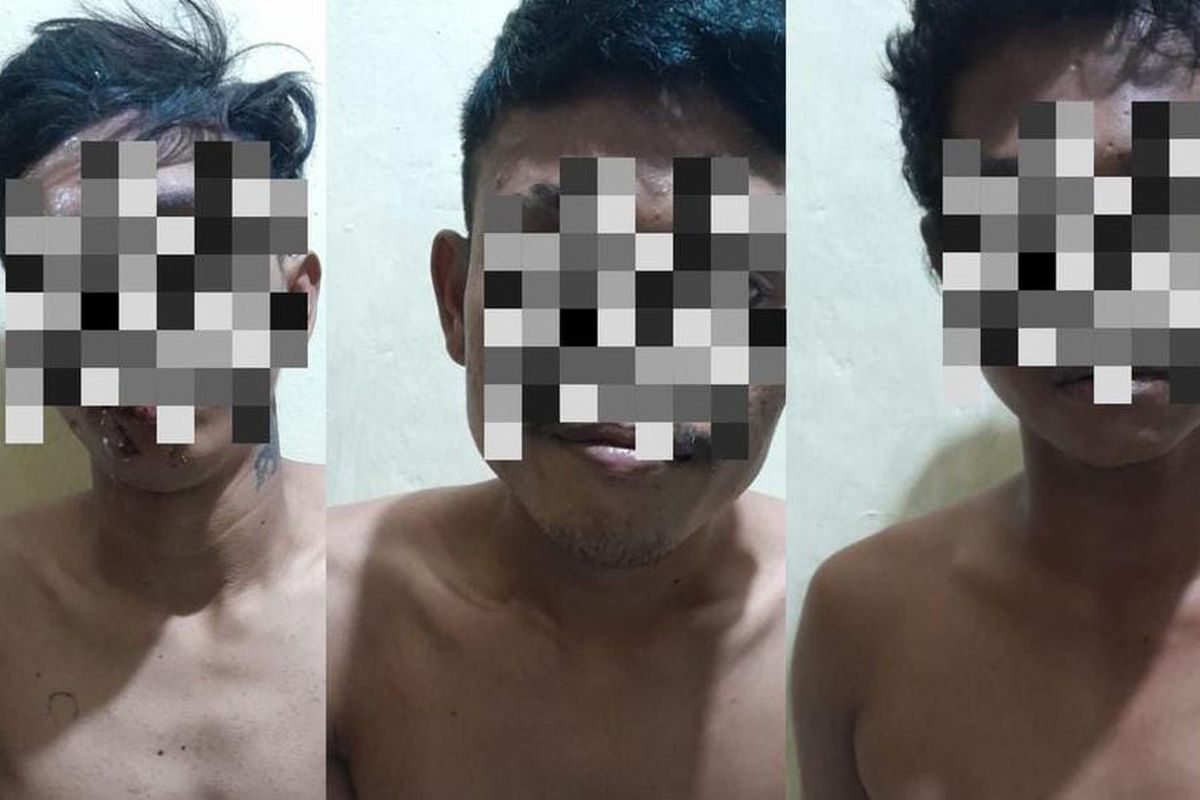 Tiga pelaku percobaan pencurian ponsel yakni AA, BA, dan IW. Ketiga ditangkap setelah gagal melarikan diri usai merampas ponsel milik seorang bocah berinisial PGP (10) di Kampung Sumantri, Desa Sukaraya, Karangbahagia, Kabupaten Bekasi, Rabu (28/12/2022).