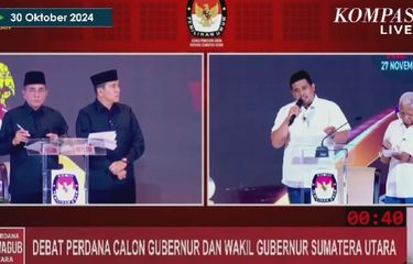 Debat Pilkada Sumut 2024.