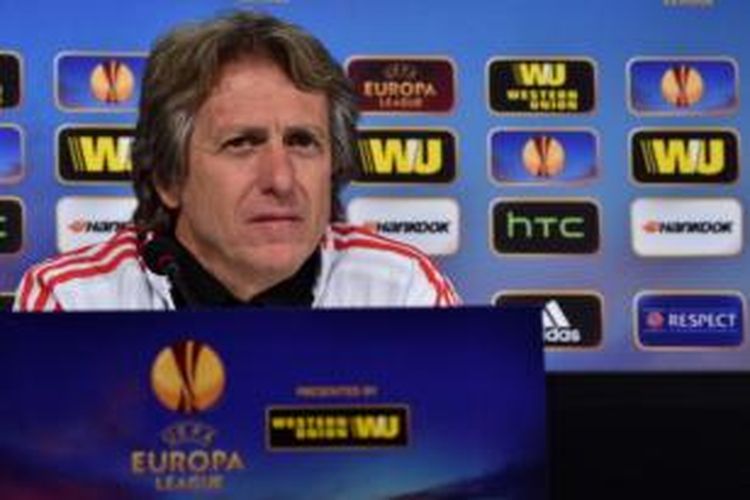 Pelatih Benfica, Jorge Jesus.