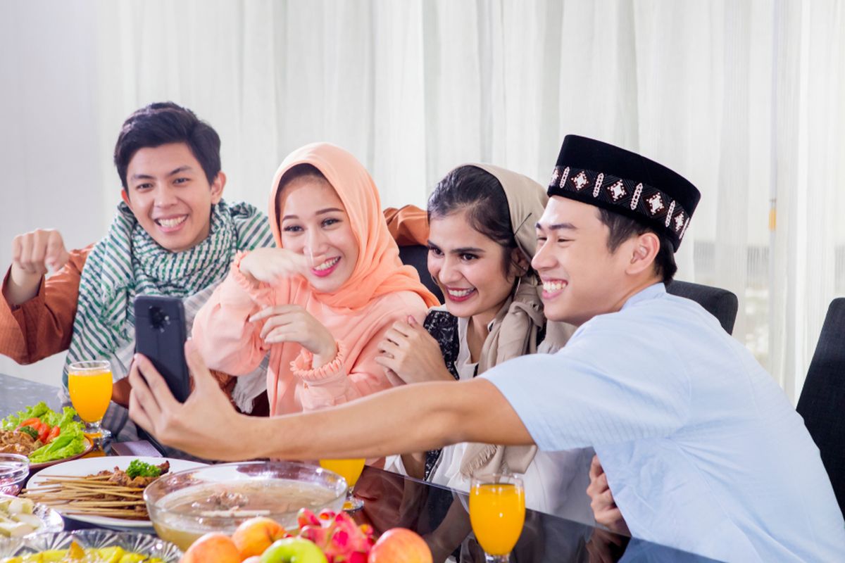 Ilustrasi suasana libur Lebaran. Selama libur Lebaran Anda harus menjaga daya tahan tubuh dengan cara, seperti makan dengan baik, olahraga, dan tidur yang cukup.