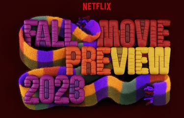 Poster Fall Movie Preview 2023, mengumumkan nama-nama akan film baru Netflix yang rencananya akan ditayangkan pada musim gugur 2023 ini.