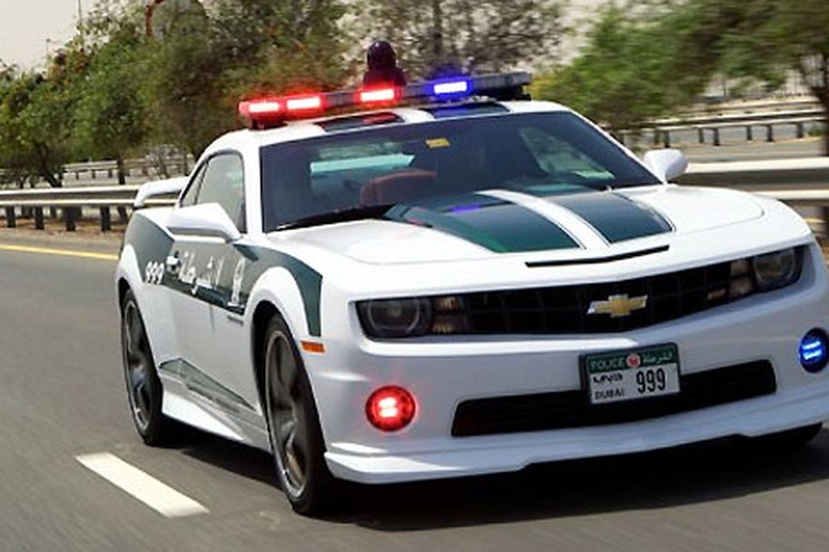 Inilah Chevrolet Camaro SS untuk polisi Dubai.